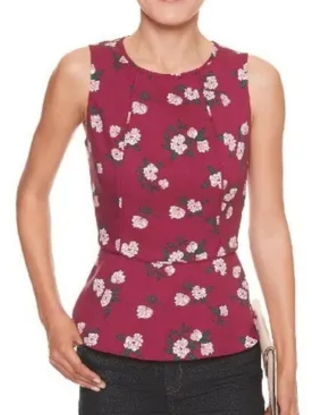 BANANA REPUBLIC Floral Peplum Corset 4P